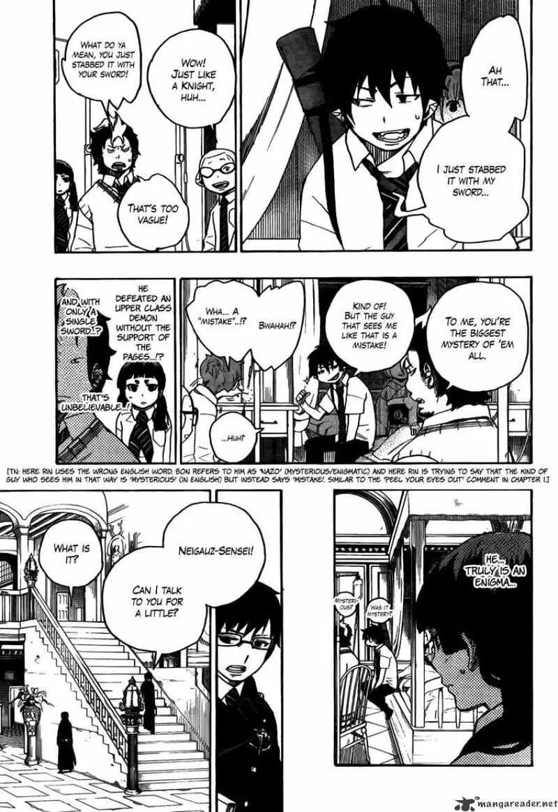 Ao No Exorcist Chapter 7 page 9 - 