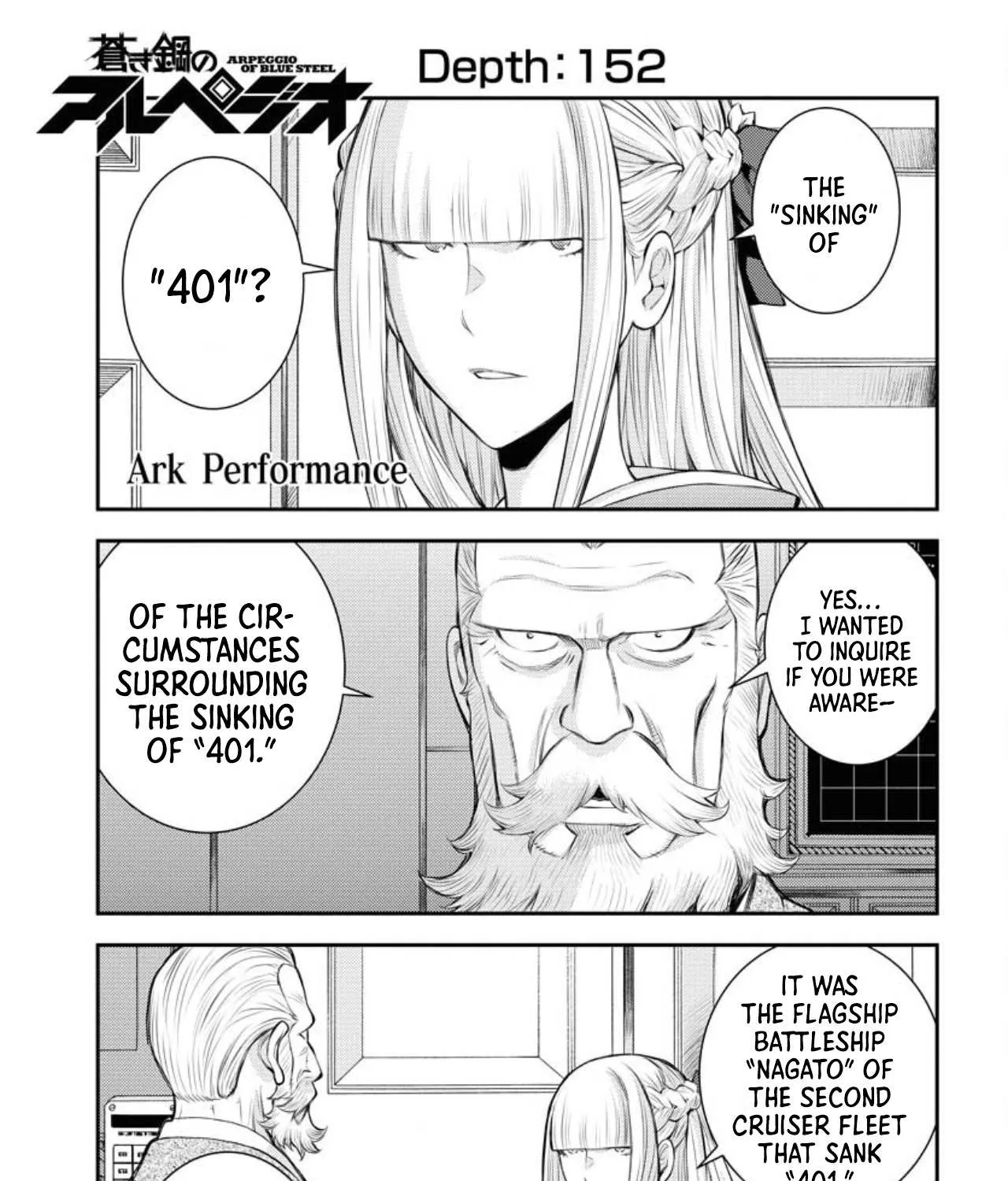 Aoki Hagane no Arpeggio Chapter 152 page 4 - 