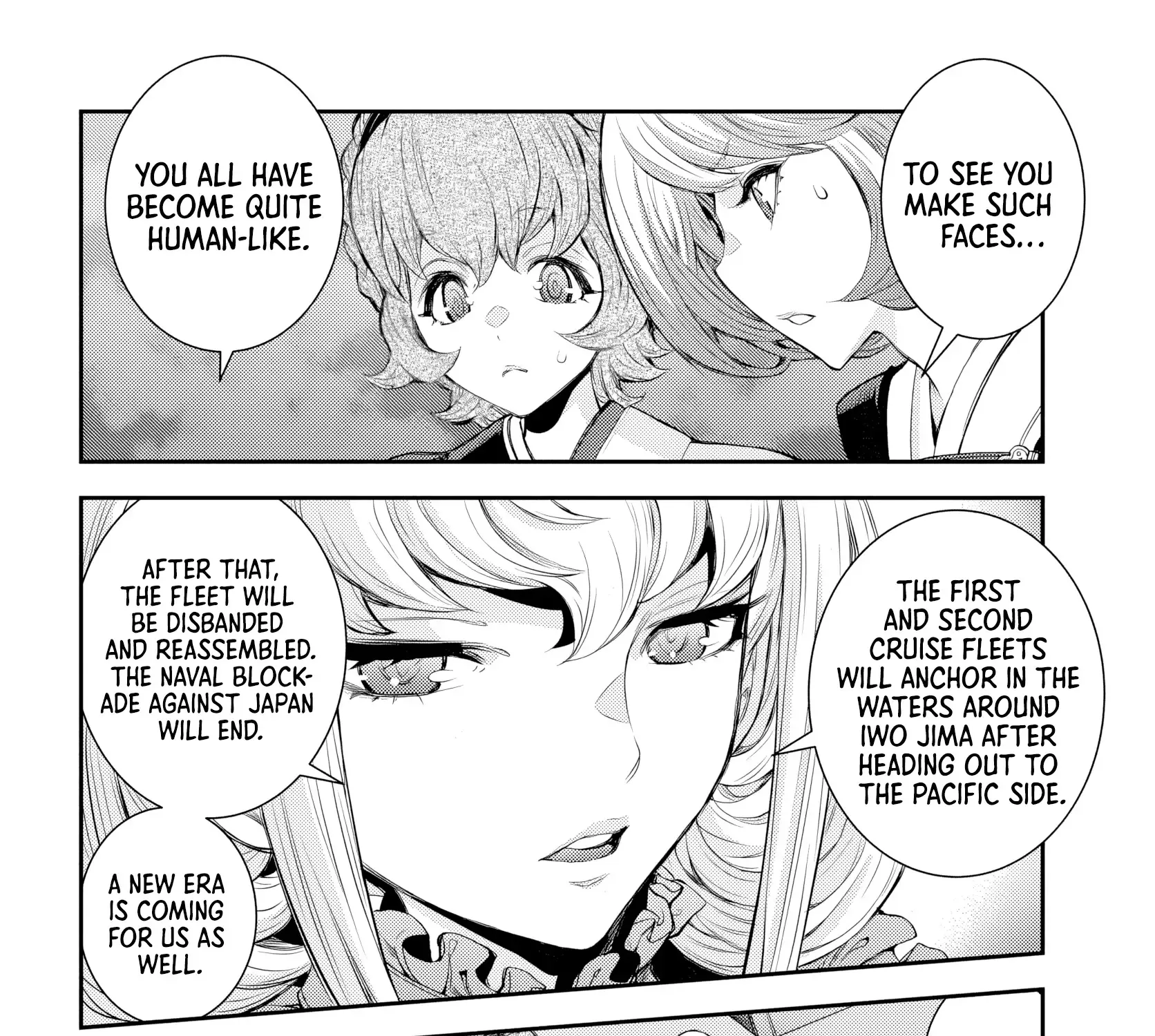 Aoki Hagane no Arpeggio Chapter 158 page 35 - 