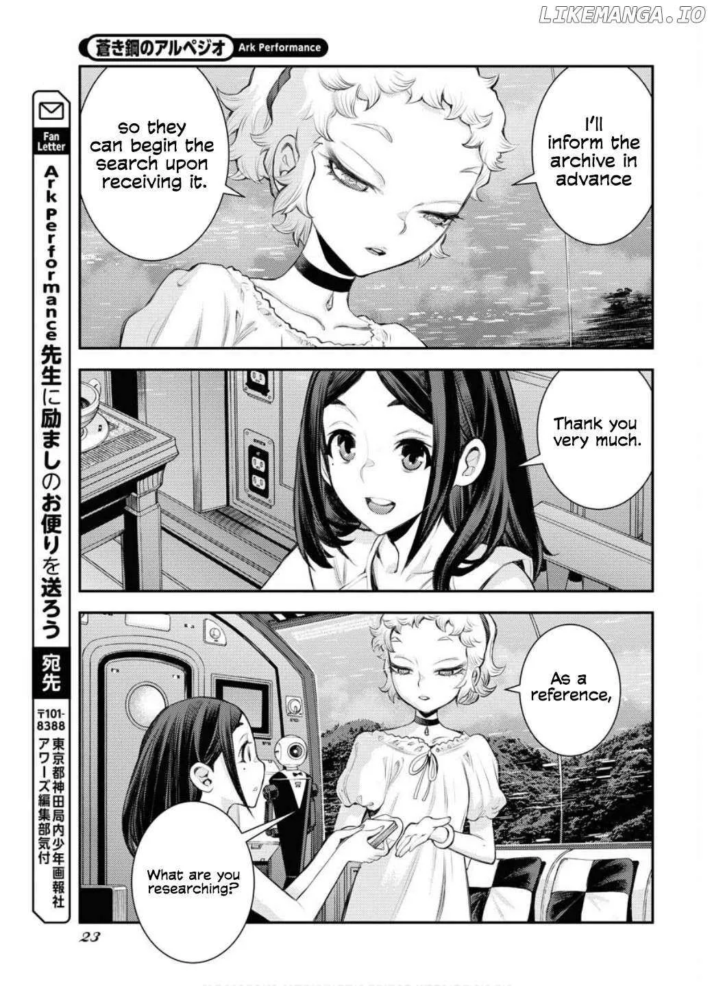 Aoki Hagane no Arpeggio Chapter 163 page 25 - 