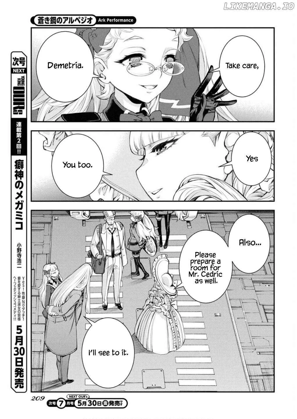 Aoki Hagane no Arpeggio Chapter 165 page 23 - 