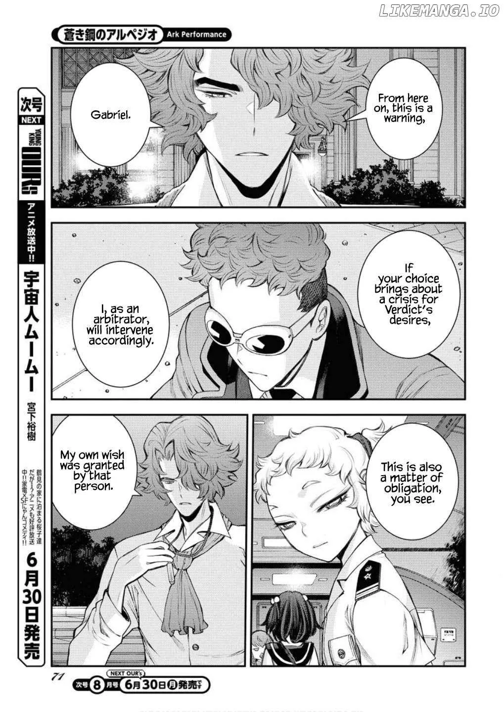 Aoki Hagane no Arpeggio Chapter 166 page 19 - 