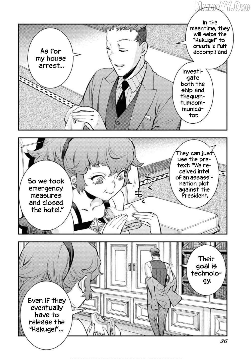 Aoki Hagane no Arpeggio Chapter 173 page 33 - 