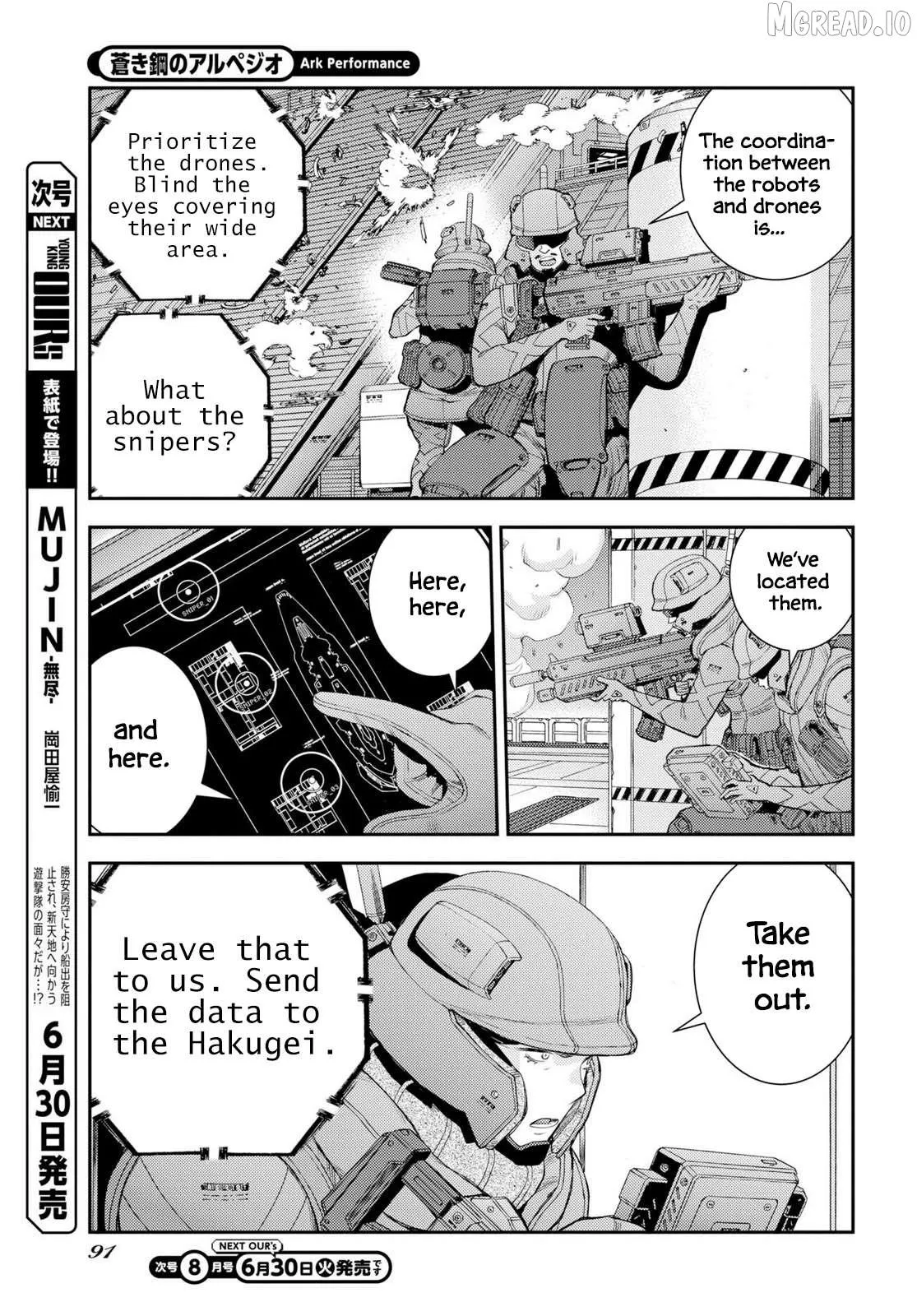 Aoki Hagane no Arpeggio Chapter 177 page 21 - 