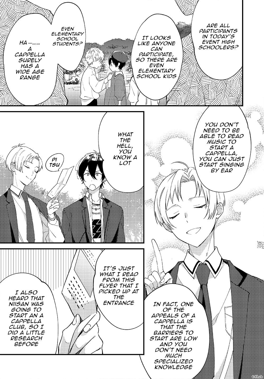 -aoppella!?- Hajimari no Playlist Chapter 1 page 3 - 