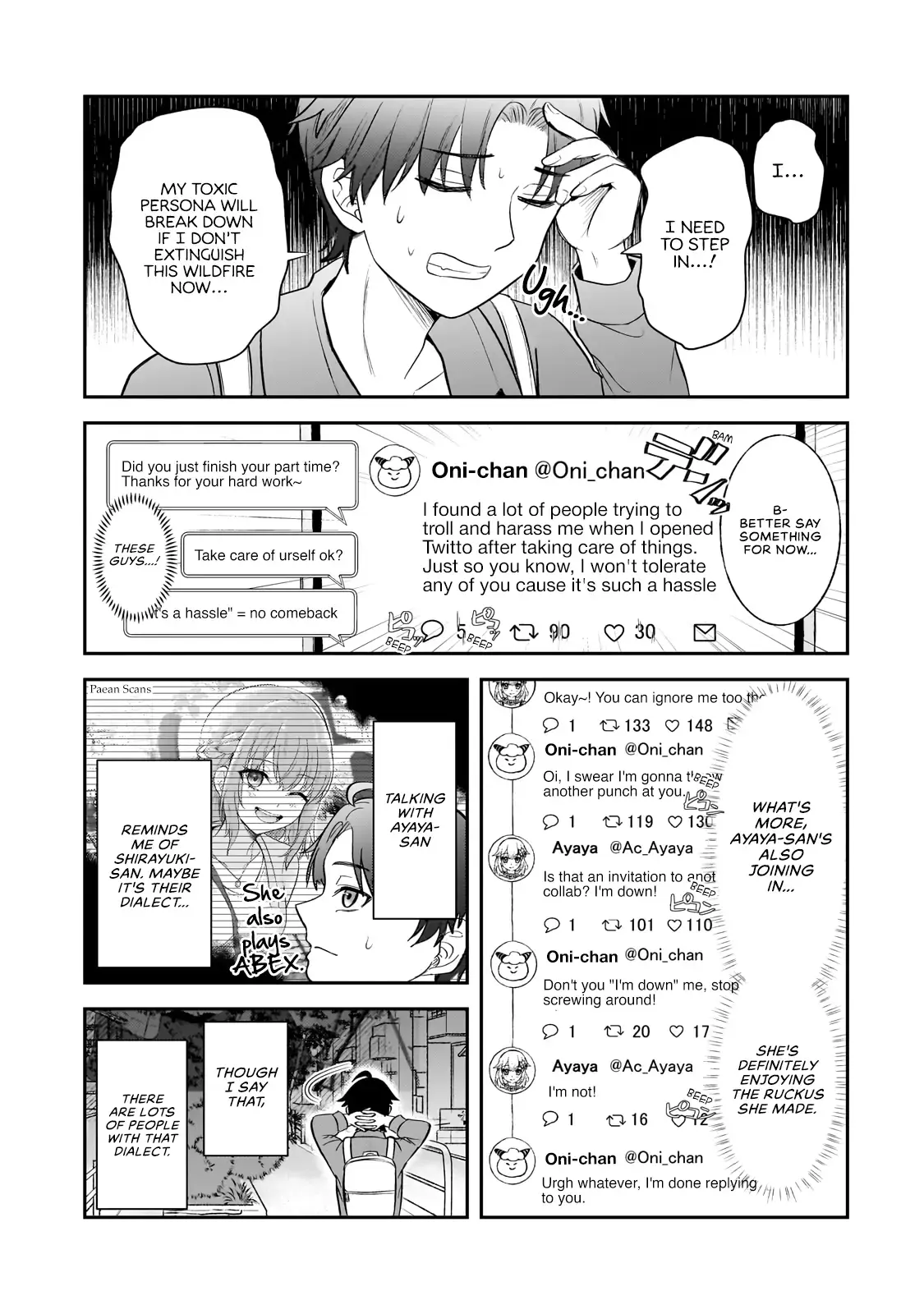 Aorikei Game Haishinsha (20-Sai), Haishin No Kiri Wasure Ni Yori Ii Hito Bare Suru. Chapter 3.2 page 13 - 