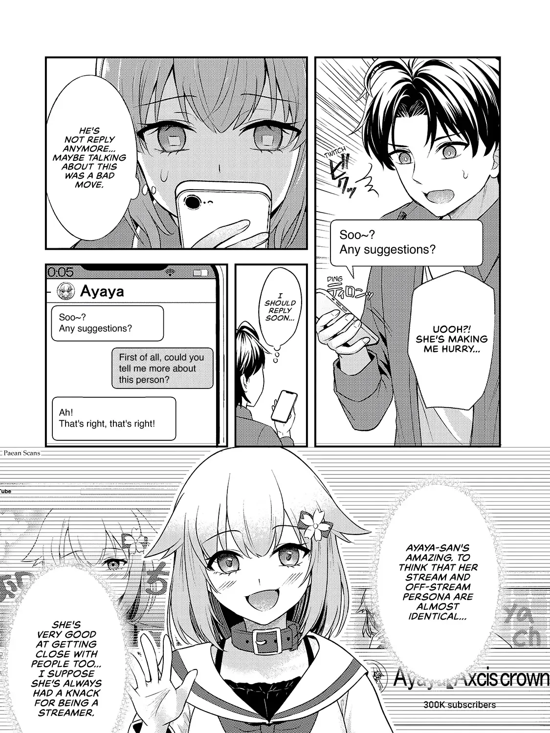 Aorikei Game Haishinsha (20-Sai), Haishin No Kiri Wasure Ni Yori Ii Hito Bare Suru. Chapter 4.1 page 13 - 