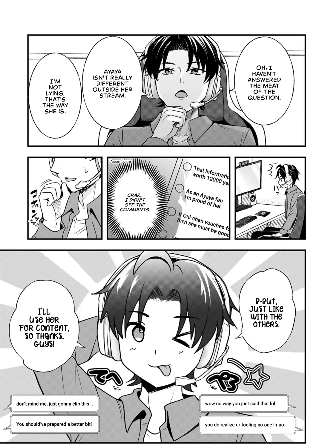 Aorikei Game Haishinsha (20-Sai), Haishin No Kiri Wasure Ni Yori Ii Hito Bare Suru. Chapter 6.2 page 15 - 
