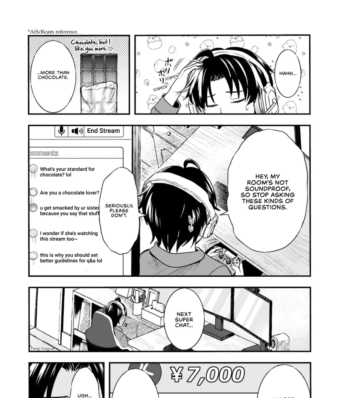Aorikei Game Haishinsha (20-Sai), Haishin No Kiri Wasure Ni Yori Ii Hito Bare Suru. Chapter 6.2 page 7 - 