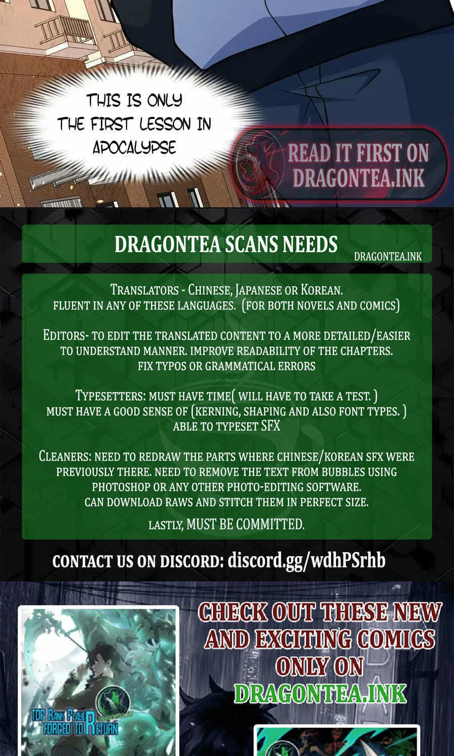 Apocalypse 100% Drop Rate Chapter 17 page 22 - 