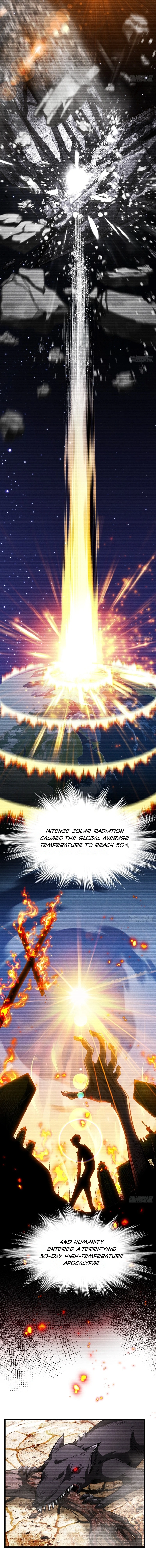 Apocalypse Heatwave: I Became a God Through My Safehouse Chapter 1 page 8 - 