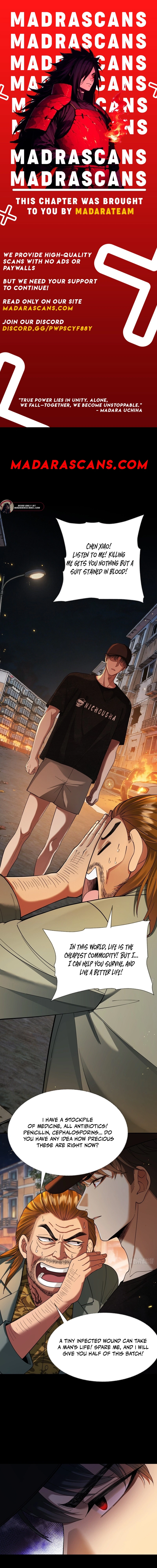 Apocalypse Heatwave: I Became a God Through My Safehouse Chapter 14 page 1 - 