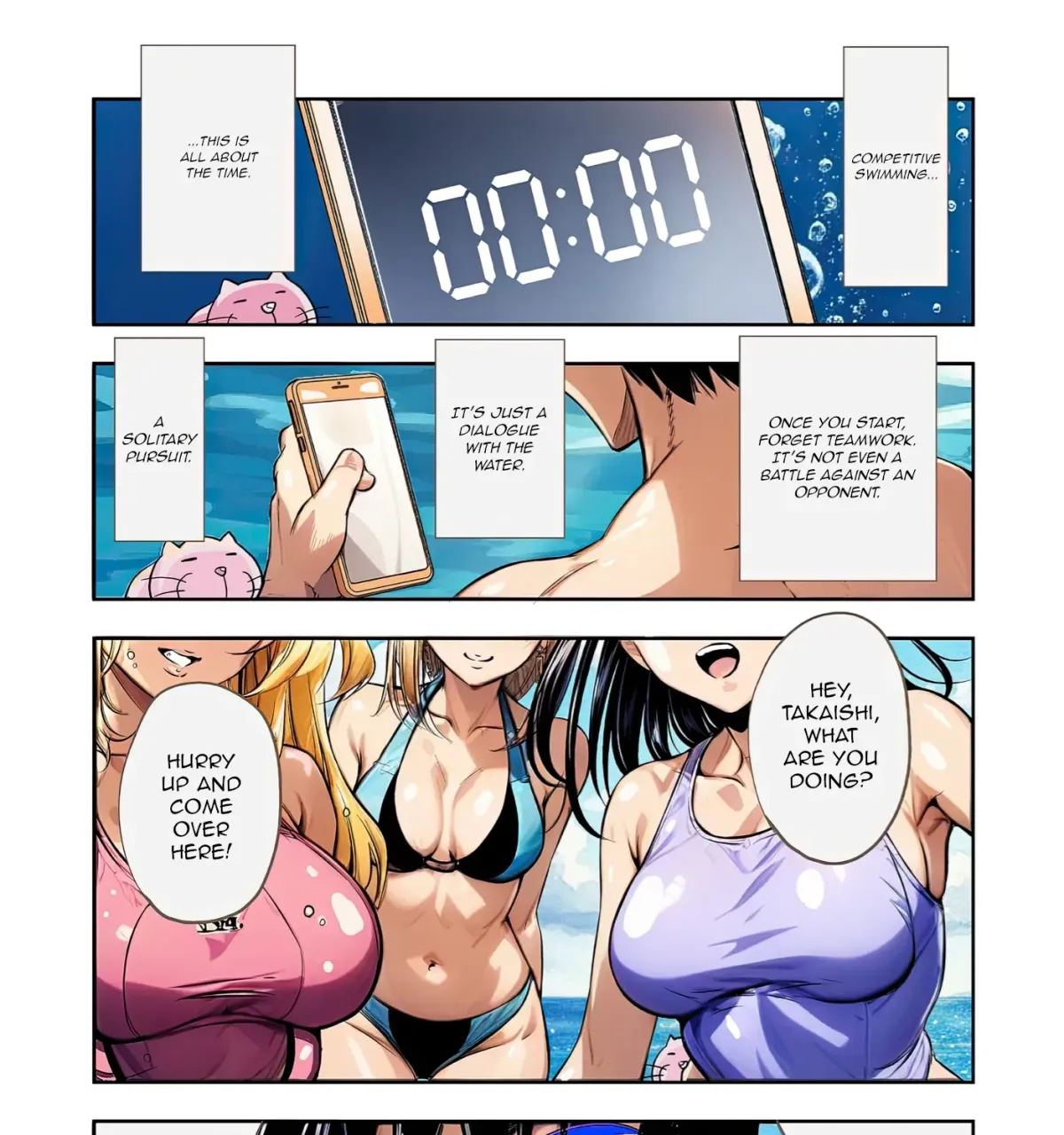 Aqua Puella: Shikinomori High School Swim Team Chapter 1 page 1 - 