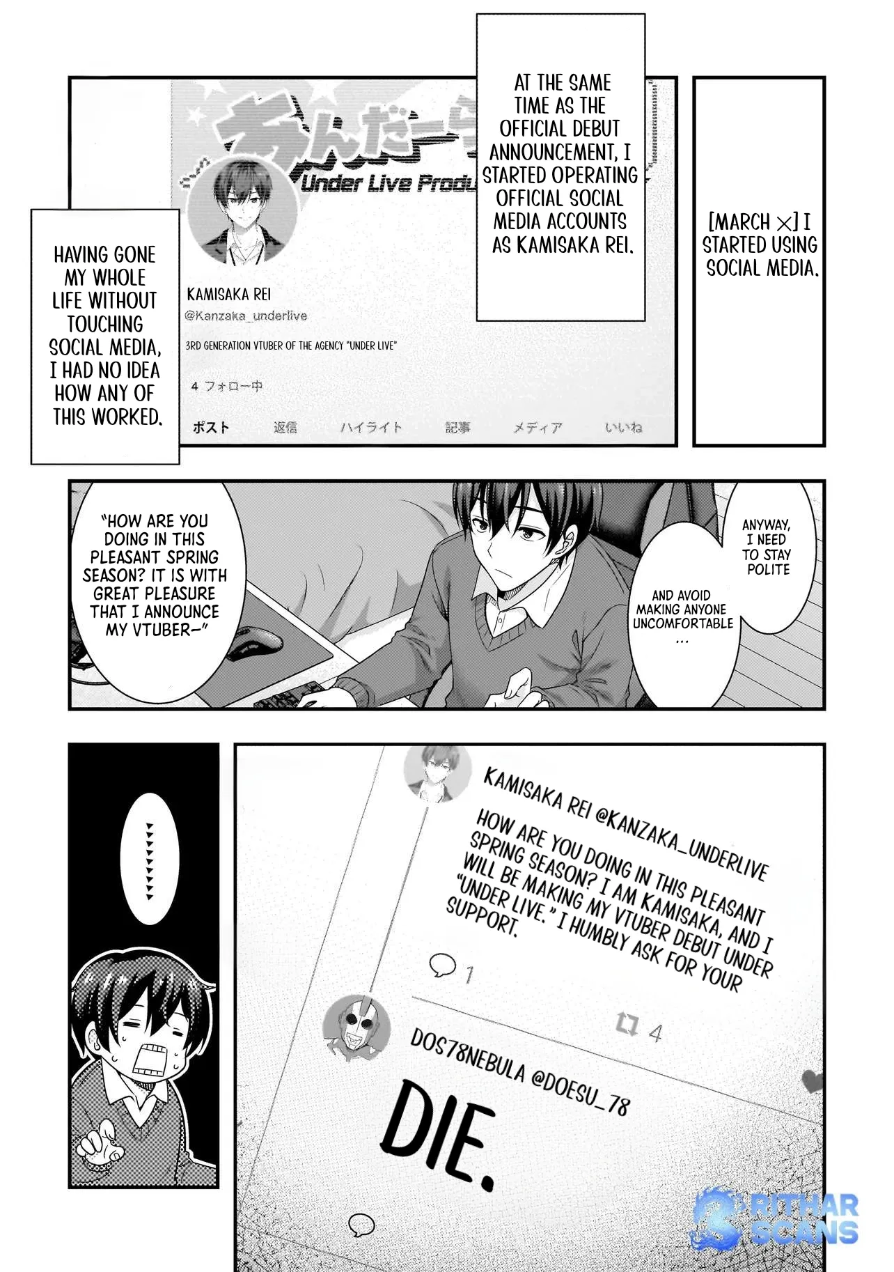 Arasaa ga VTuber ni Natta Hanashi. Chapter 1 page 14 - 