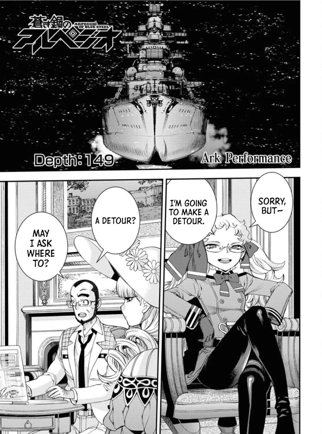Arpeggio of Blue Steel Chapter 149 page 3 - 