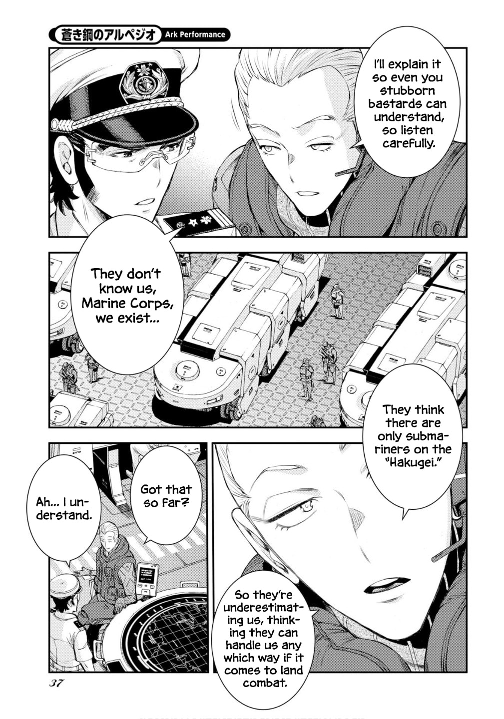 Arpeggio of Blue Steel Chapter 174 page 14 - 