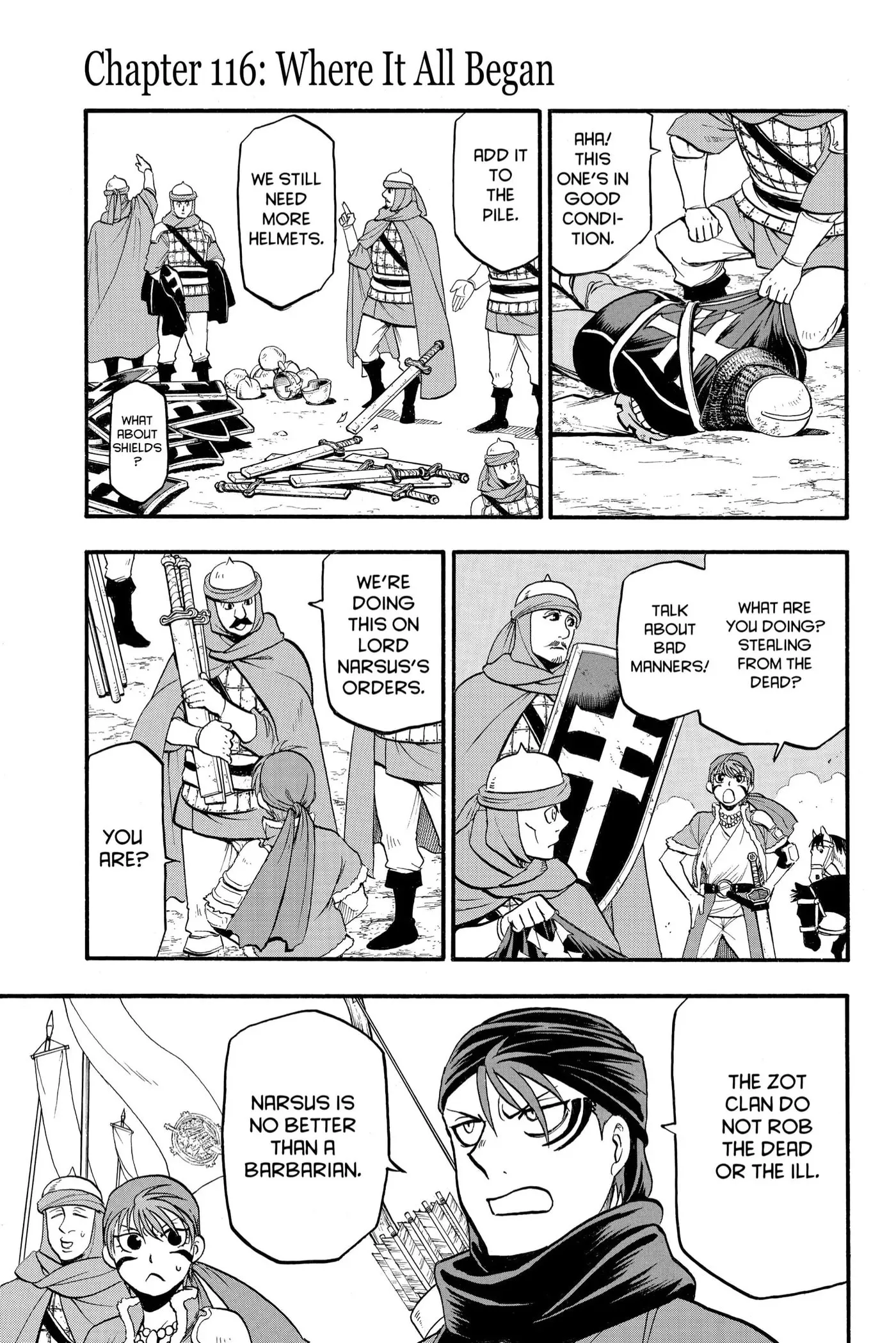Arslan Senki Chapter 116 page 1 - 