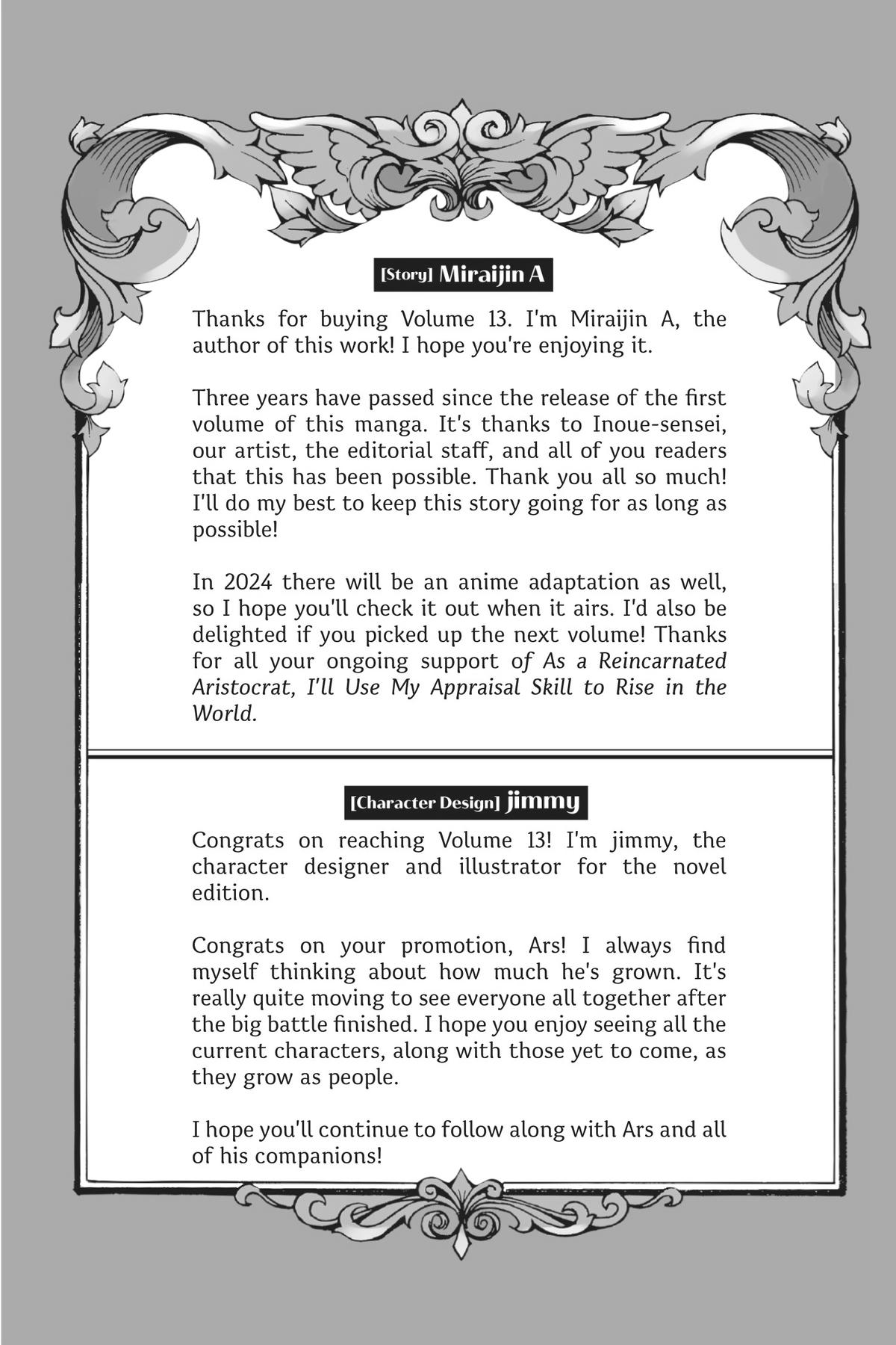 As a Reincarnated Aristocrat, I