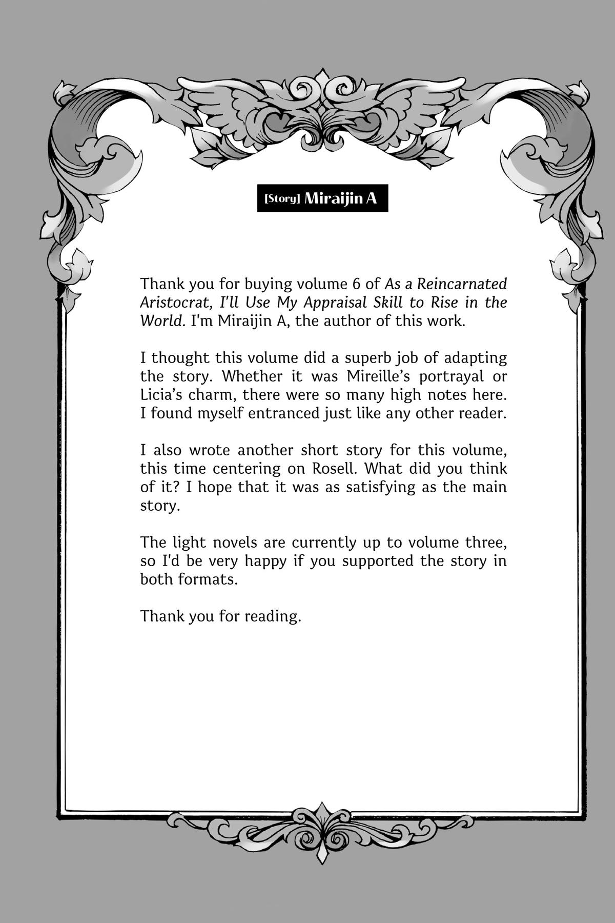 As a Reincarnated Aristocrat, I