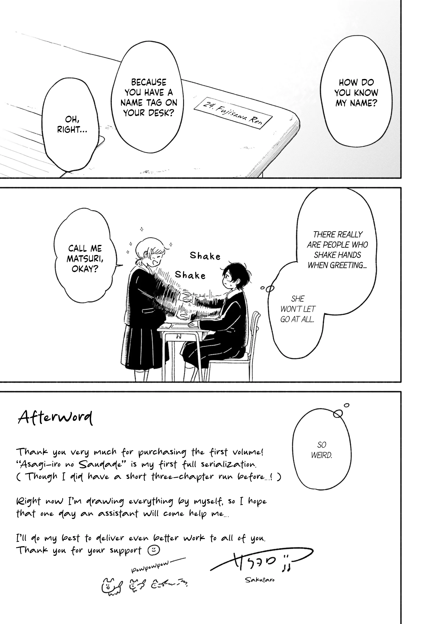 Asagiiro no Saudade Chapter 6 page 35 - 