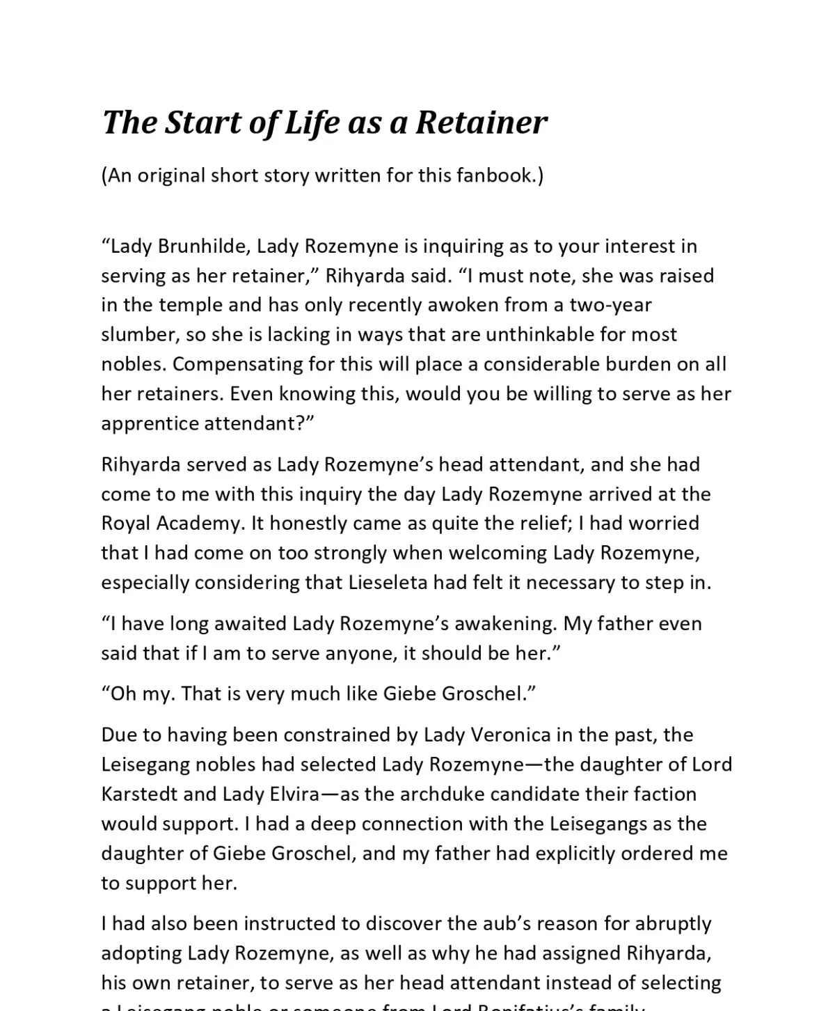 Ascendance of A Bookworm Fanbook Volume 2 Chapter 1.4 page 1 - 