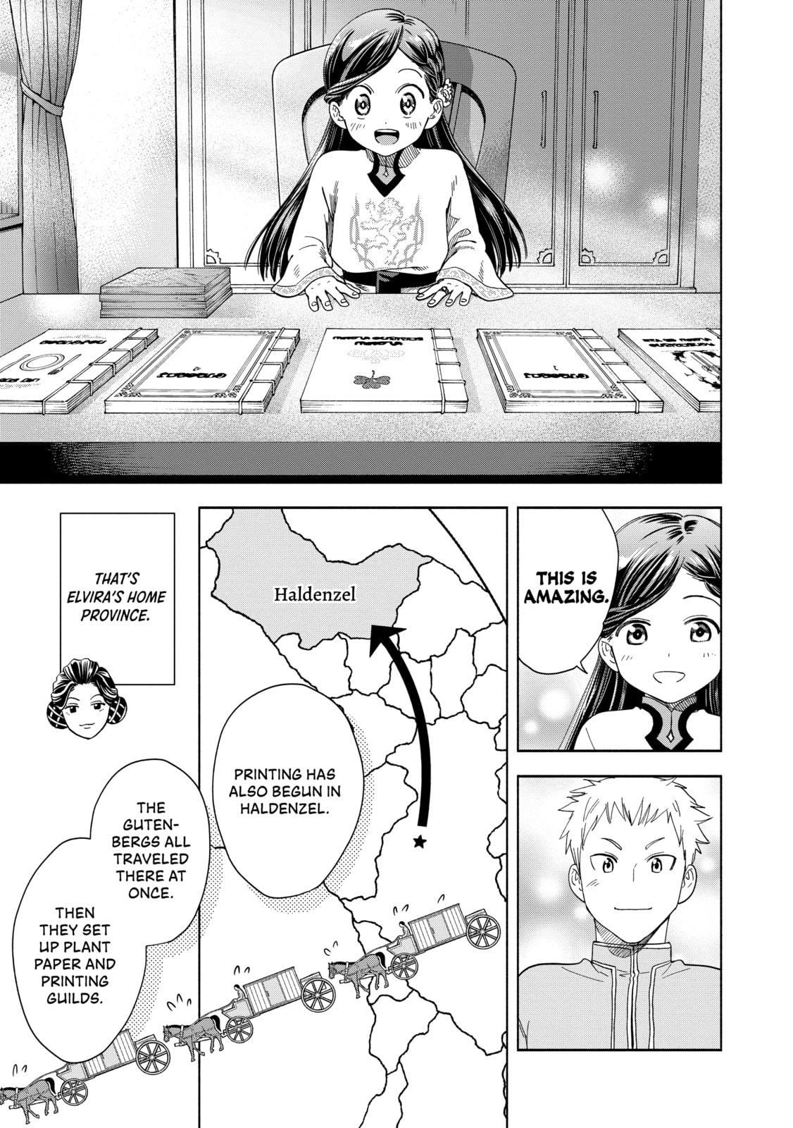 Ascendance of a Bookworm ~I’ll do anything to become a librarian!~, Part 4: I want to save the Royal Academy’s library! Chapter 1 page 36 - 