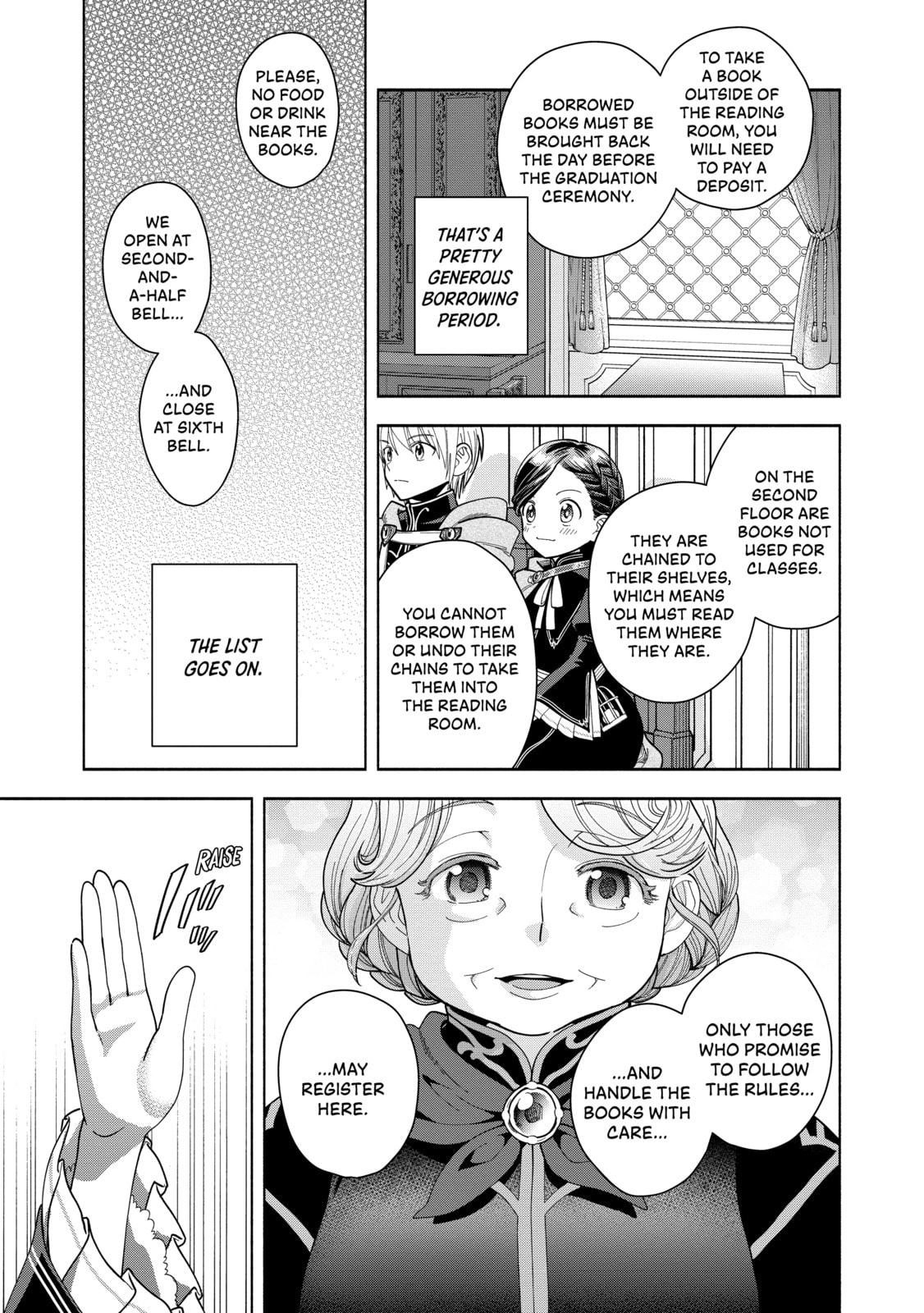 Ascendance of a Bookworm ~I’ll do anything to become a librarian!~, Part 4: I want to save the Royal Academy’s library! Chapter 11 page 17 - 