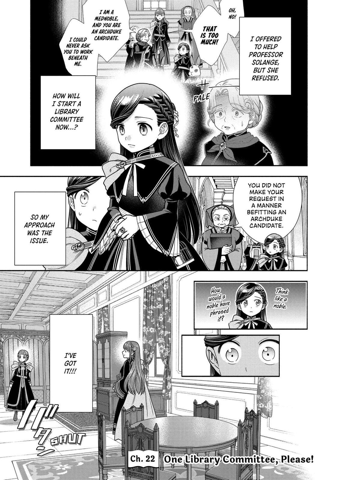 Ascendance of a Bookworm ~I’ll do anything to become a librarian!~, Part 4: I want to save the Royal Academy’s library! Chapter 22 page 7 - 