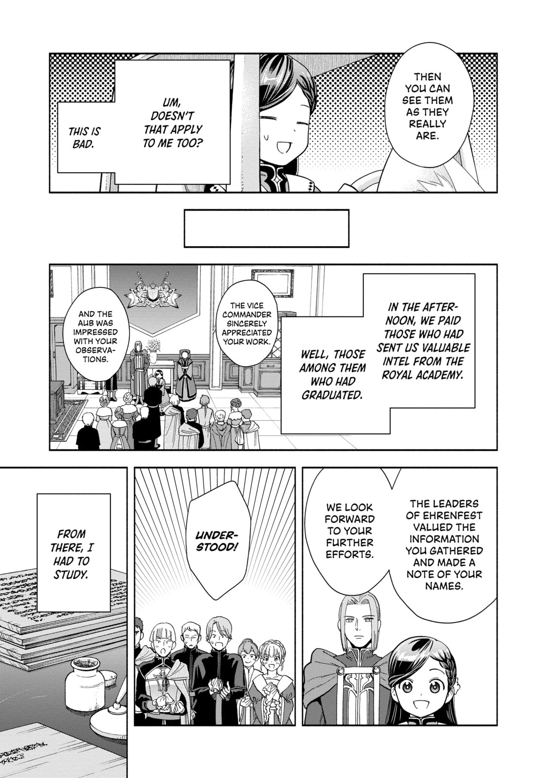 Ascendance of a Bookworm ~I’ll do anything to become a librarian!~, Part 4: I want to save the Royal Academy’s library! Chapter 3 page 27 - 