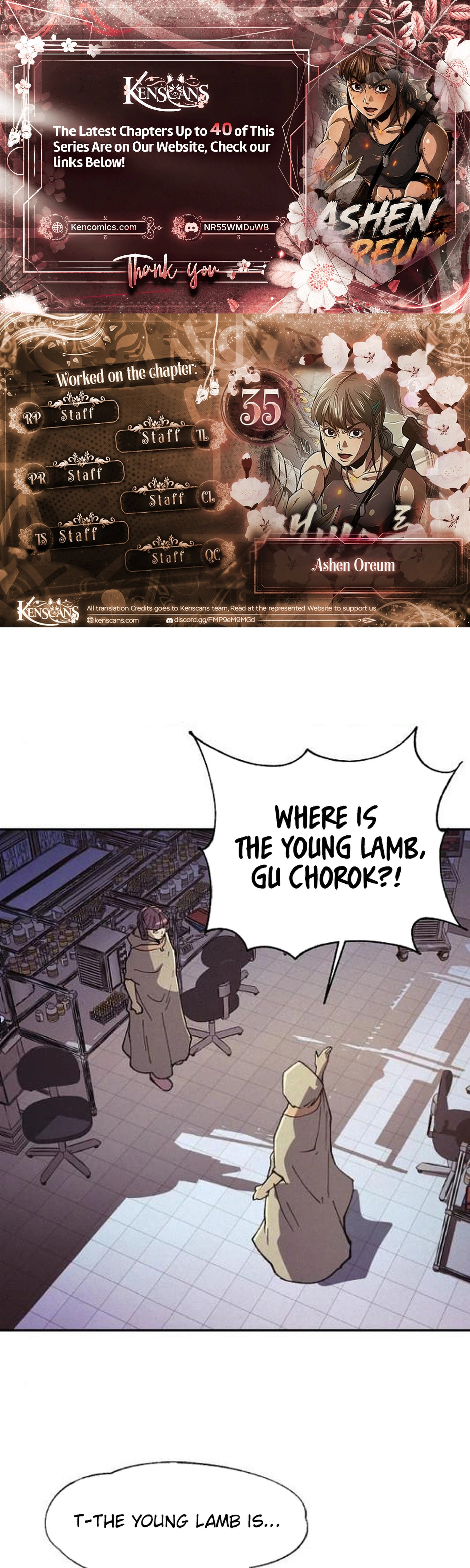Ashen Oreum Chapter 35 page 1 - 