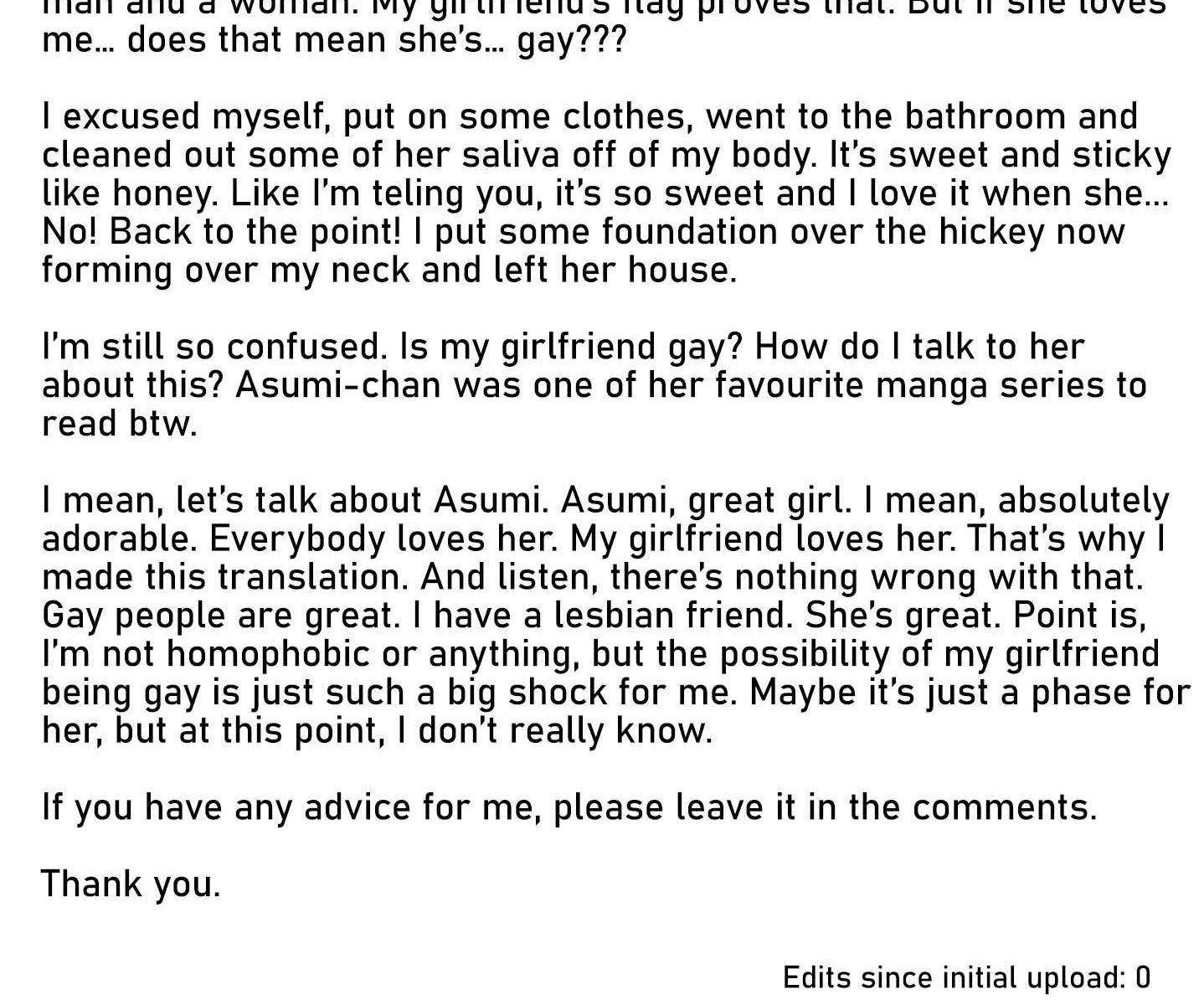 Asumi-chan Is Interested in Lesbian Brothels! Chapter 27.5 page 15 - 