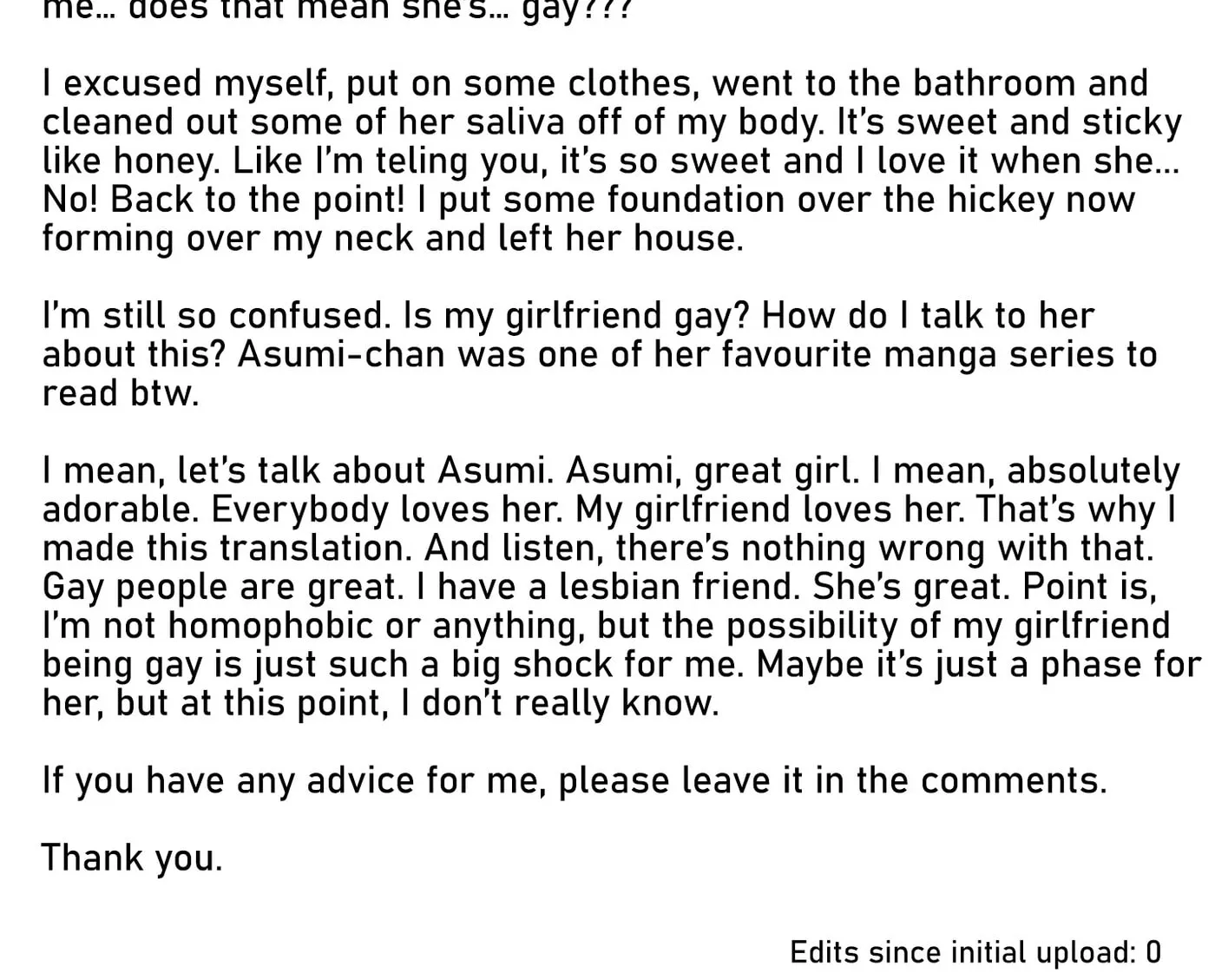 Asumi-chan Is Interested in Lesbian Brothels! Chapter 27.7 page 14 - 