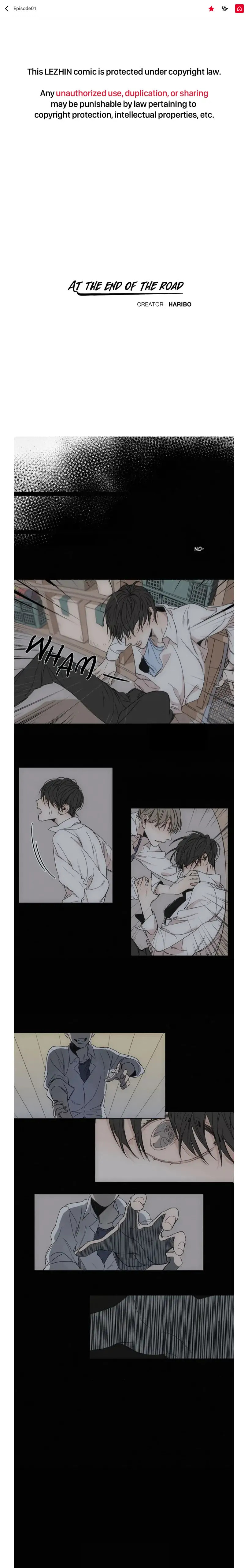 At the End of the Road Chapter 1 page 1 - 