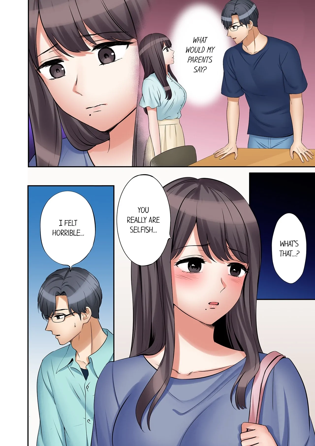 "Ato 3-kai wa Ikeru yo ne?" Otto no Kitaku Mae, Zetsurin Gitei ni Nando mo Hametaosareru Tsuma Chapter 112 page 2 - 