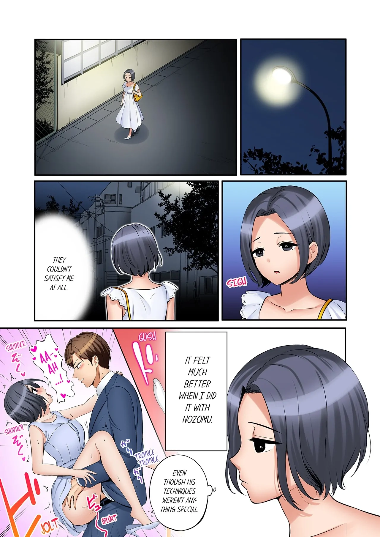 "Ato 3-kai wa Ikeru yo ne?" Otto no Kitaku Mae, Zetsurin Gitei ni Nando mo Hametaosareru Tsuma Chapter 114 page 7 - 