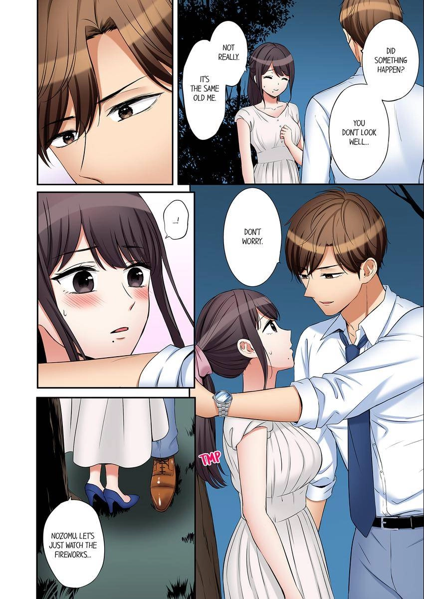"Ato 3-kai wa Ikeru yo ne?" Otto no Kitaku Mae, Zetsurin Gitei ni Nando mo Hametaosareru Tsuma Chapter 116 page 6 - 
