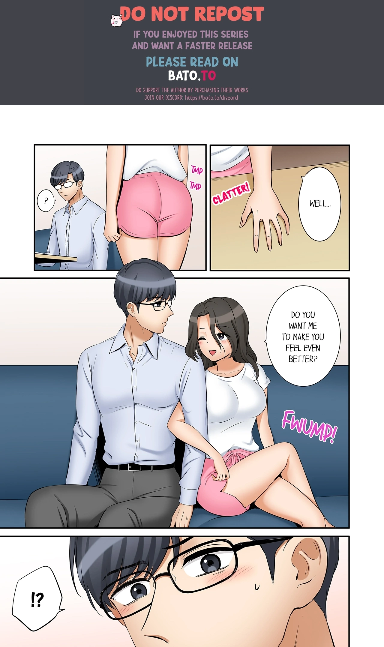 "Ato 3-kai wa Ikeru yo ne?" Otto no Kitaku Mae, Zetsurin Gitei ni Nando mo Hametaosareru Tsuma Chapter 123 page 1 - 