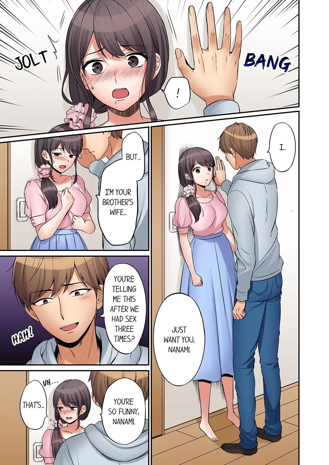 "Ato 3-kai wa Ikeru yo ne?" Otto no Kitaku Mae, Zetsurin Gitei ni Nando mo Hametaosareru Tsuma Chapter 13 page 3 - 