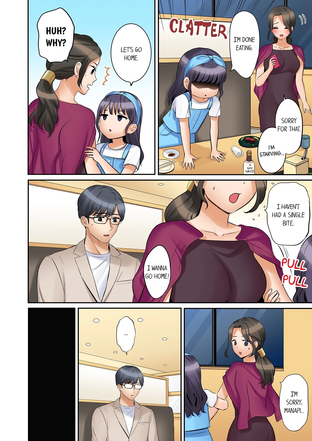 "Ato 3-kai wa Ikeru yo ne?" Otto no Kitaku Mae, Zetsurin Gitei ni Nando mo Hametaosareru Tsuma Chapter 131 page 2 - 