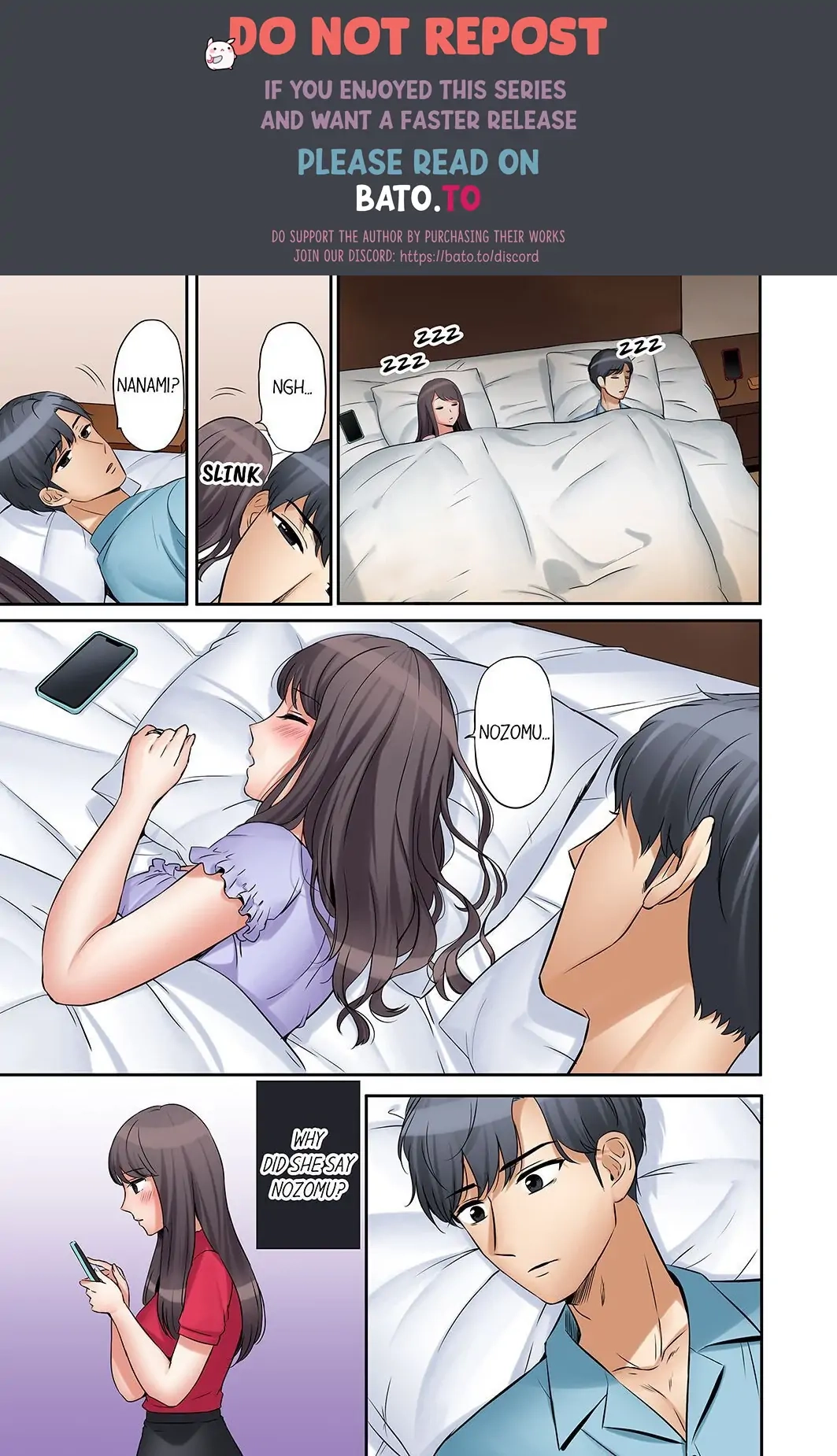 "Ato 3-kai wa Ikeru yo ne?" Otto no Kitaku Mae, Zetsurin Gitei ni Nando mo Hametaosareru Tsuma Chapter 14 page 1 - 