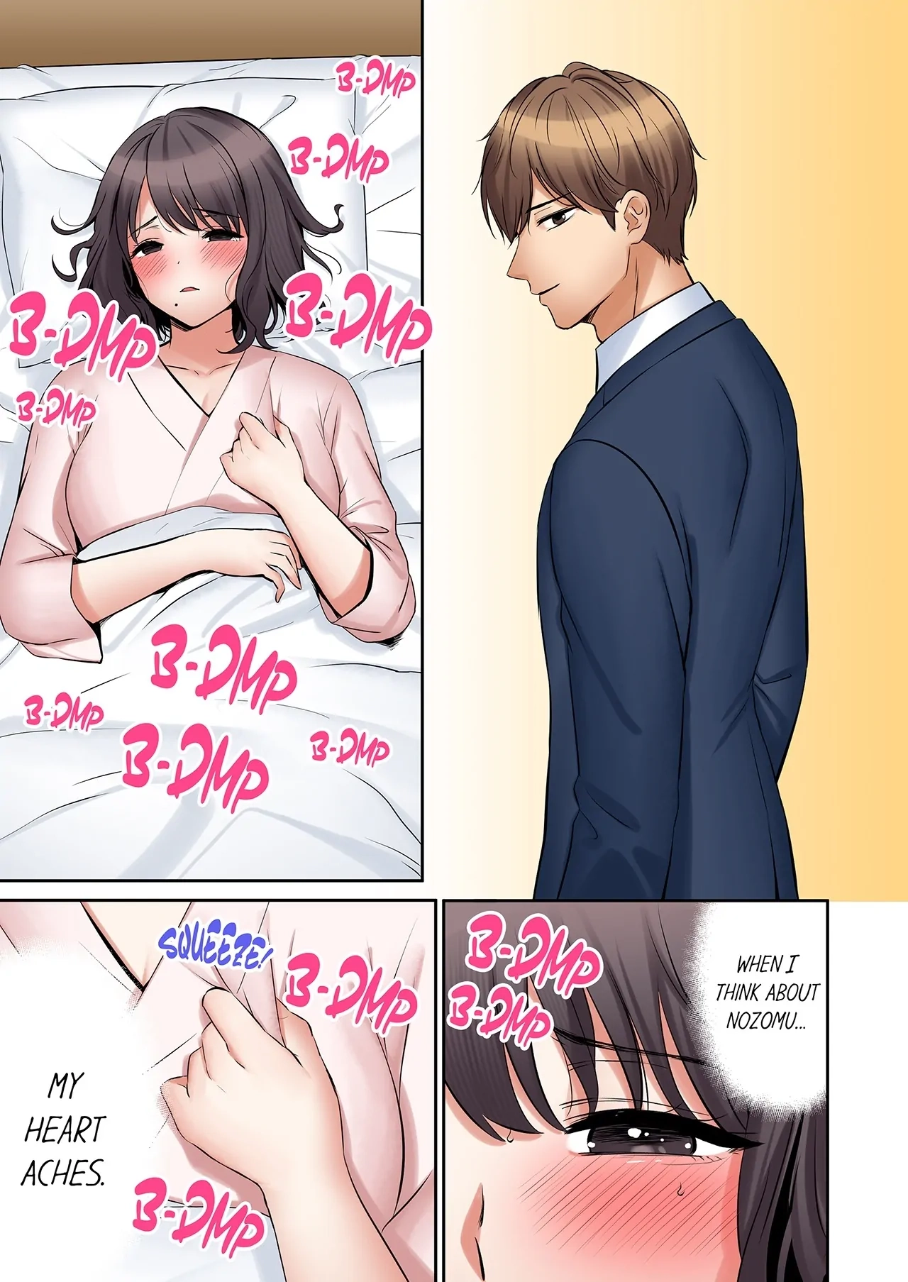 "Ato 3-kai wa Ikeru yo ne?" Otto no Kitaku Mae, Zetsurin Gitei ni Nando mo Hametaosareru Tsuma Chapter 150 page 1 - 