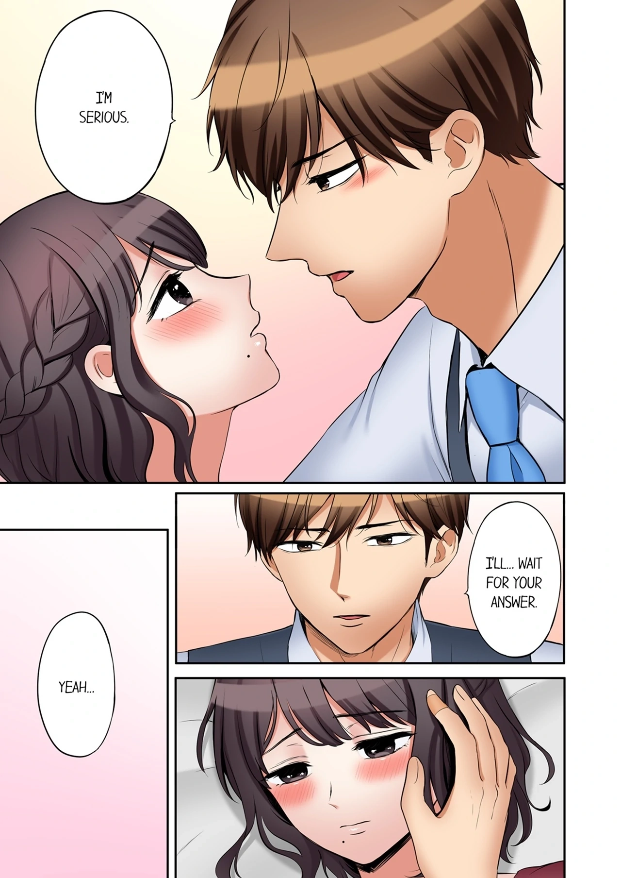 "Ato 3-kai wa Ikeru yo ne?" Otto no Kitaku Mae, Zetsurin Gitei ni Nando mo Hametaosareru Tsuma Chapter 165 page 1 - 