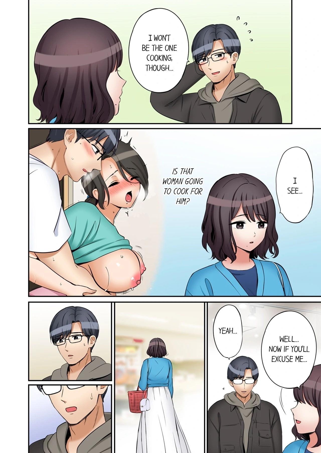"Ato 3-kai wa Ikeru yo ne?" Otto no Kitaku Mae, Zetsurin Gitei ni Nando mo Hametaosareru Tsuma Chapter 165 page 6 - 