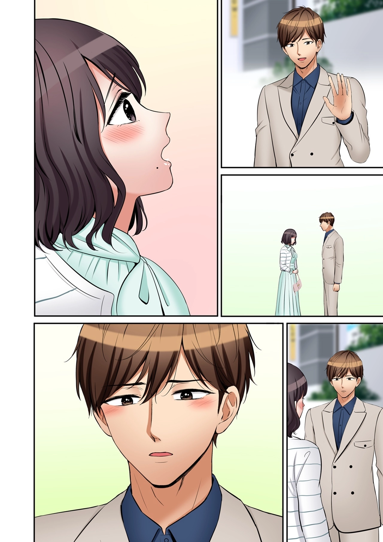 "Ato 3-kai wa Ikeru yo ne?" Otto no Kitaku Mae, Zetsurin Gitei ni Nando mo Hametaosareru Tsuma Chapter 167 page 2 - 