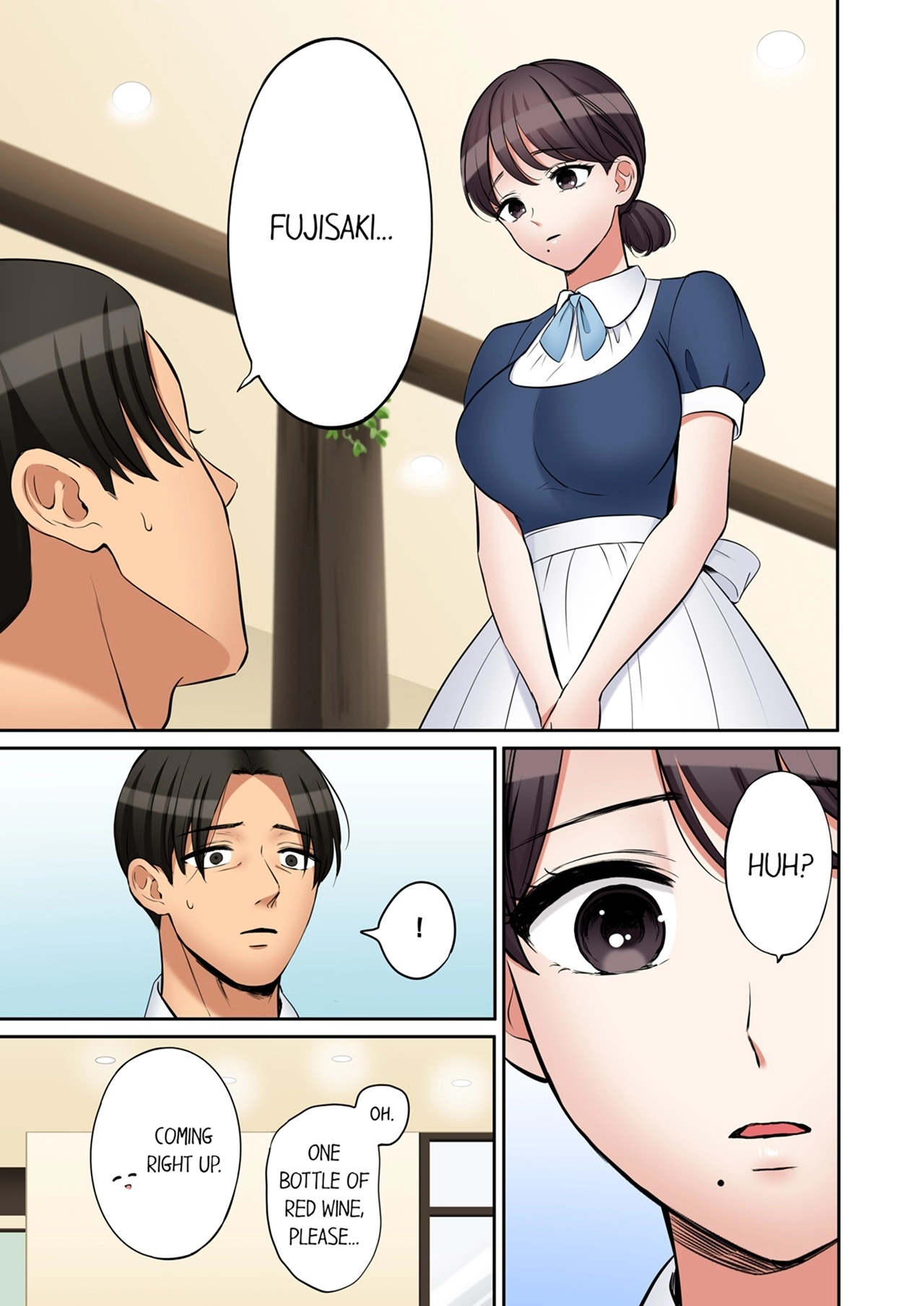 "Ato 3-kai wa Ikeru yo ne?" Otto no Kitaku Mae, Zetsurin Gitei ni Nando mo Hametaosareru Tsuma Chapter 175 page 1 - 