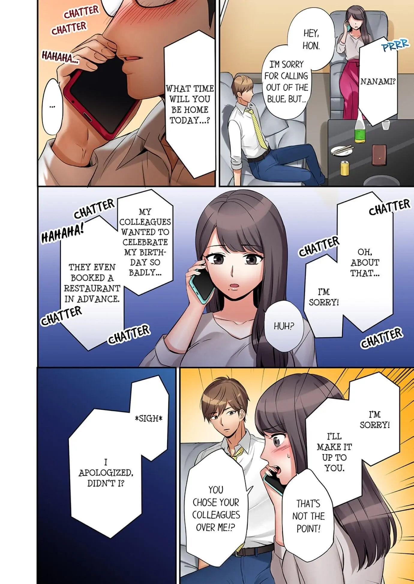 "Ato 3-kai wa Ikeru yo ne?" Otto no Kitaku Mae, Zetsurin Gitei ni Nando mo Hametaosareru Tsuma Chapter 2 page 4 - 