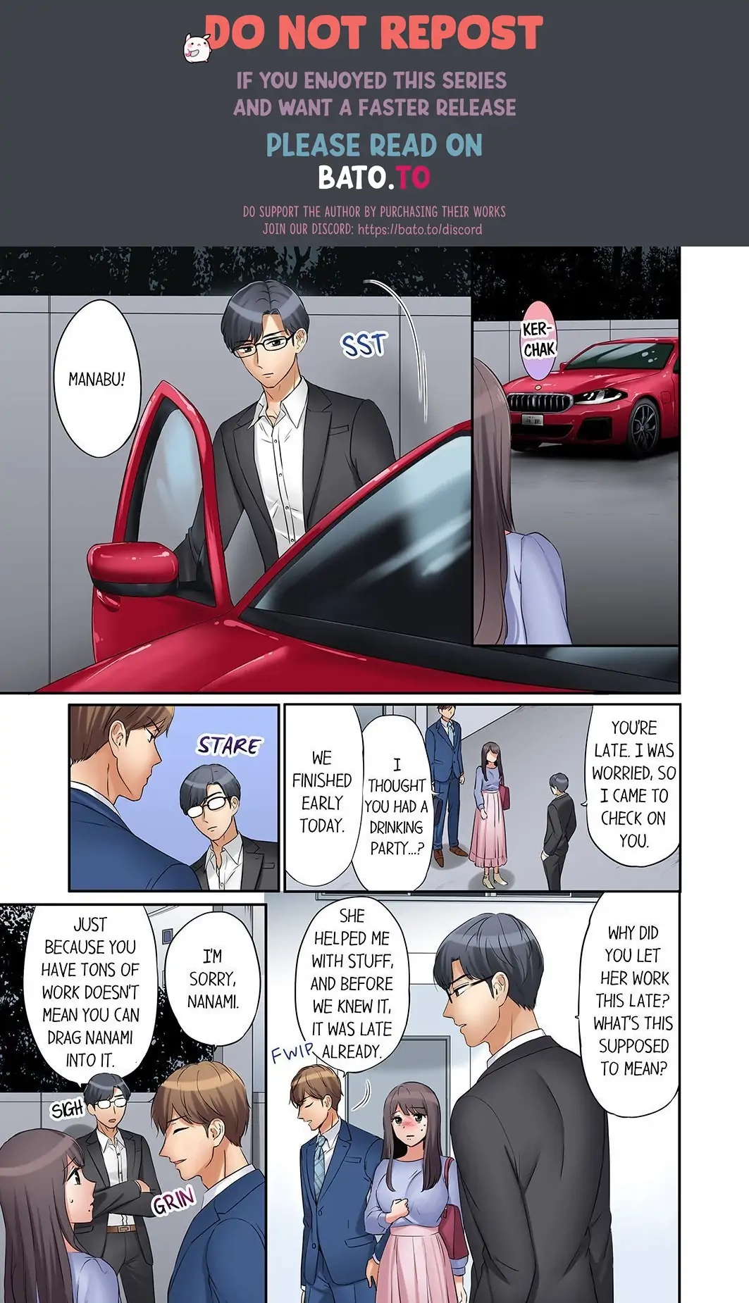 "Ato 3-kai wa Ikeru yo ne?" Otto no Kitaku Mae, Zetsurin Gitei ni Nando mo Hametaosareru Tsuma Chapter 20 page 1 - 