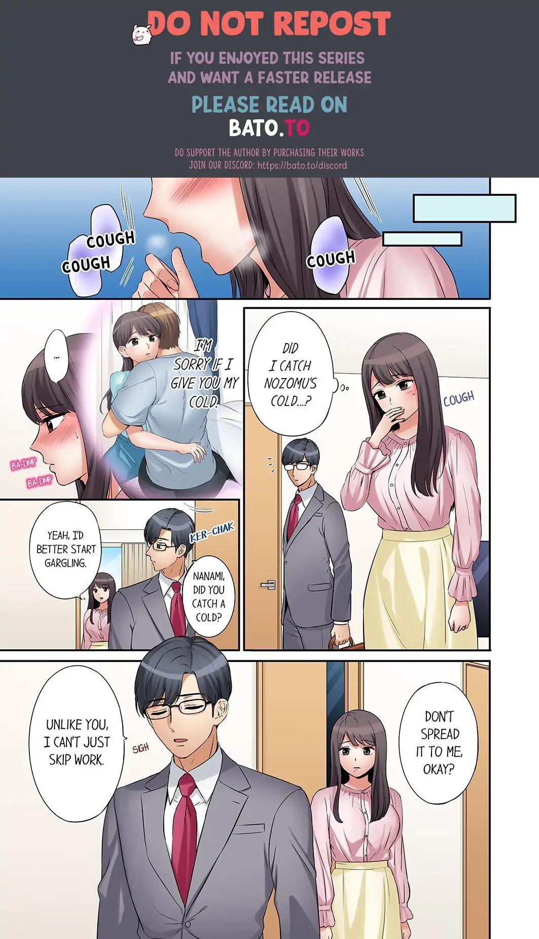 "Ato 3-kai wa Ikeru yo ne?" Otto no Kitaku Mae, Zetsurin Gitei ni Nando mo Hametaosareru Tsuma Chapter 23 page 1 - 