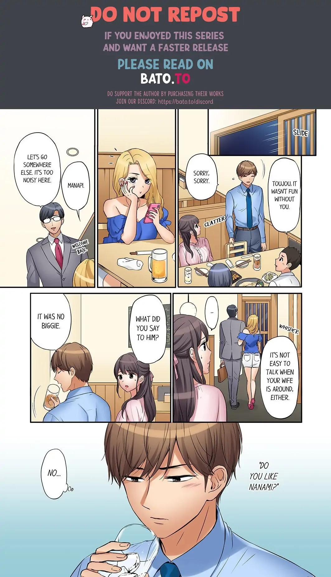 "Ato 3-kai wa Ikeru yo ne?" Otto no Kitaku Mae, Zetsurin Gitei ni Nando mo Hametaosareru Tsuma Chapter 24 page 1 - 