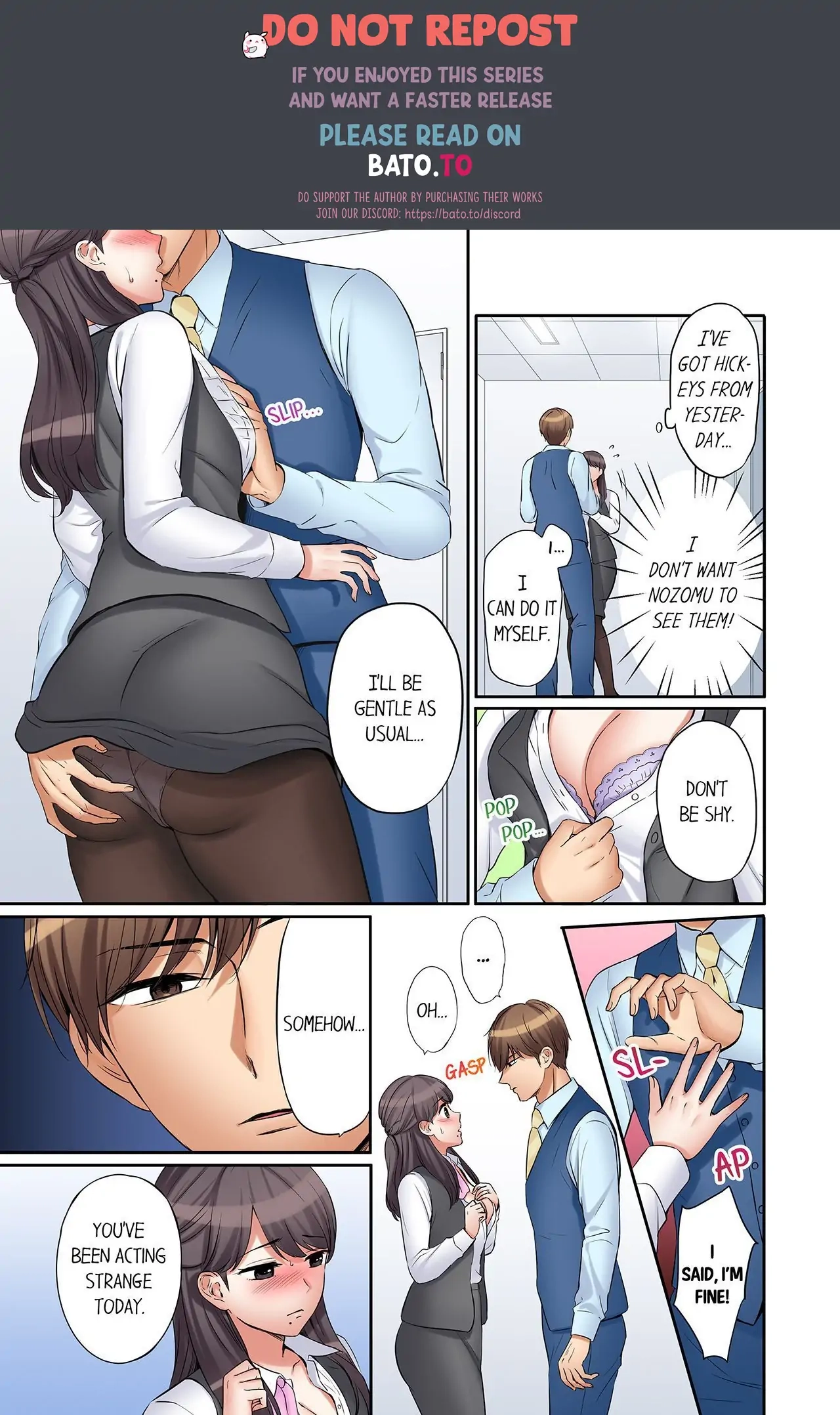 "Ato 3-kai wa Ikeru yo ne?" Otto no Kitaku Mae, Zetsurin Gitei ni Nando mo Hametaosareru Tsuma Chapter 30 page 1 - 